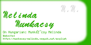 melinda munkacsy business card